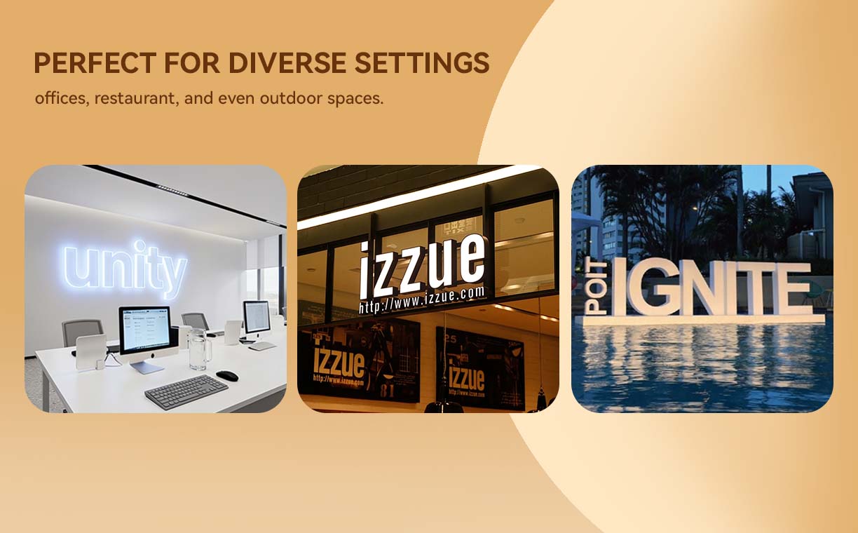 Applicable to offices, restaurant and even outdoor spaces