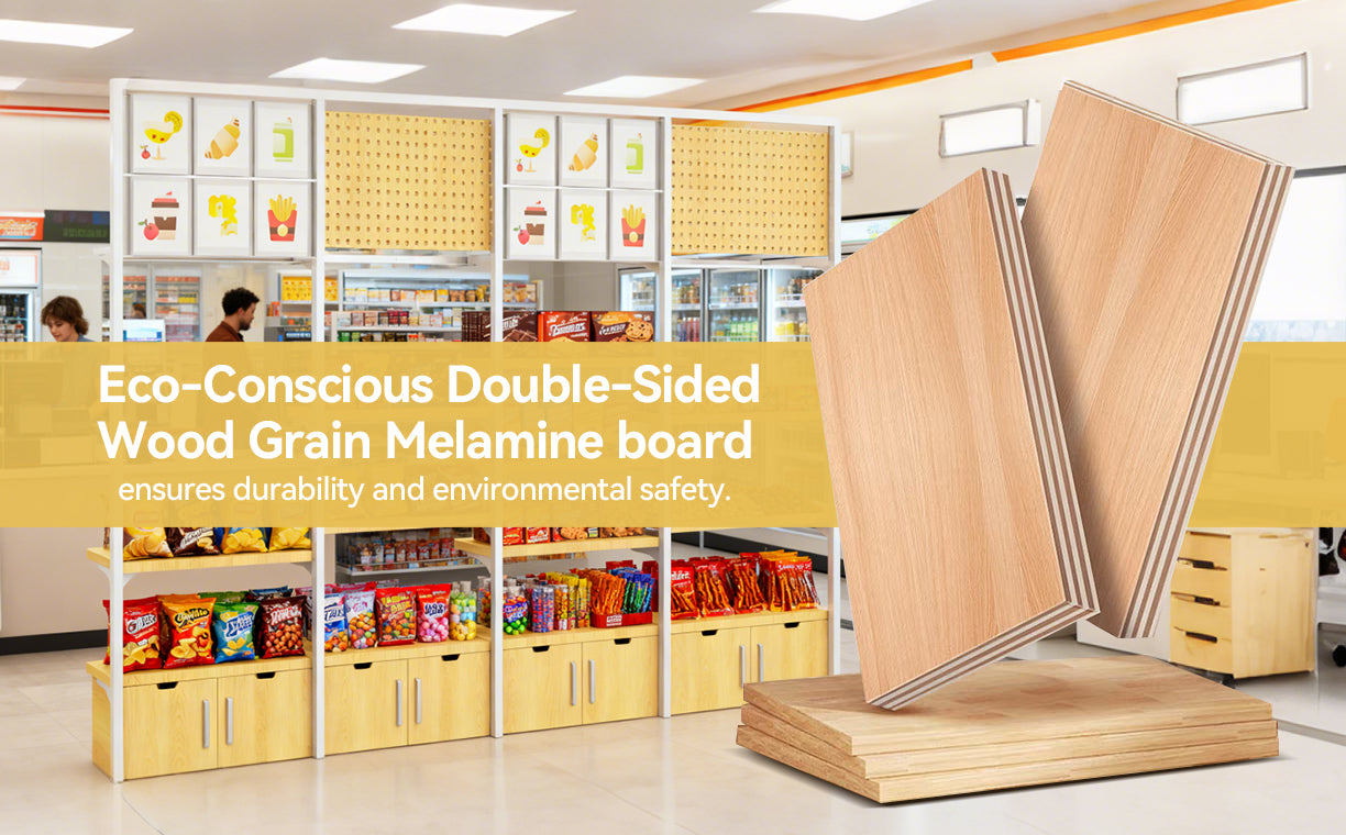 wood grain melamine board ensures durability and environment safety