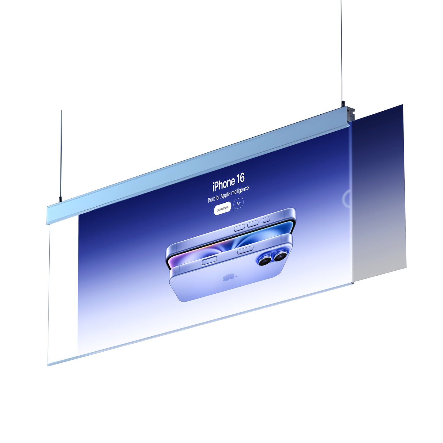CERES Indoor Use Only - Top-hanging Poster Changeable Double Side Advertising Light Box Sign
