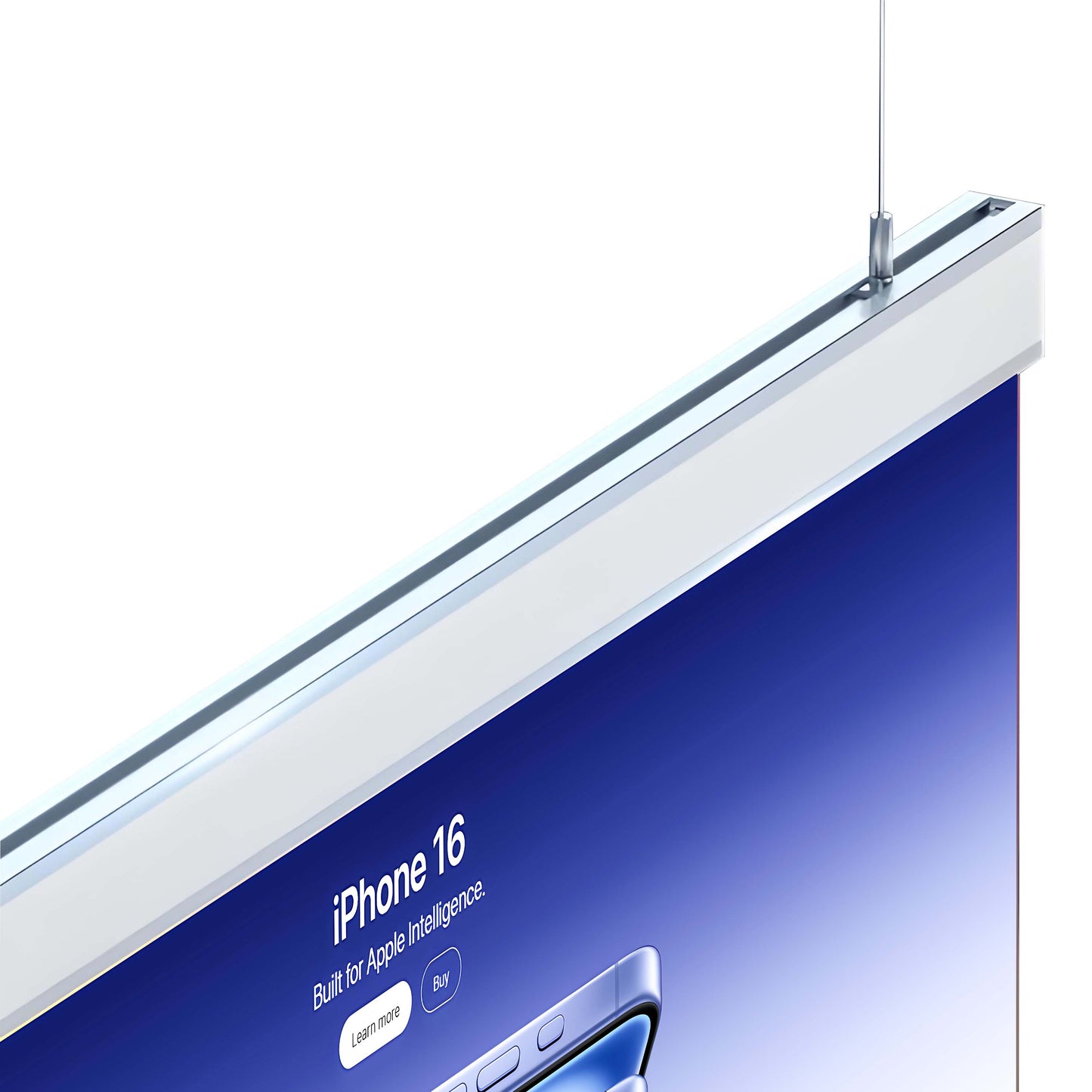 CERES Indoor Use Only - Top-hanging Poster Changeable Double Side Advertising Light Box Sign