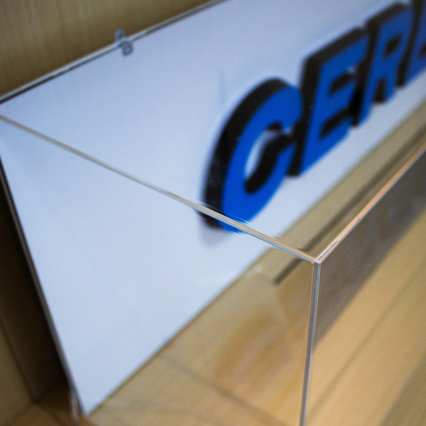 CERES Indoor & Outdoor Use - Mini LED Acrylic Letters with Transparent Acrylic Box(Customized Letter /Color)