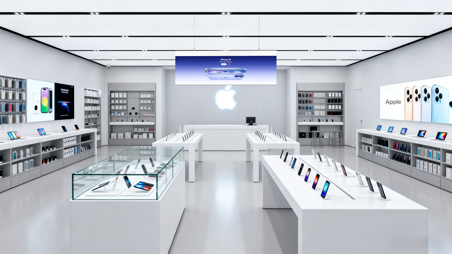 Before and After: Advertising Signage Transformation at a Mobile Flagship Store