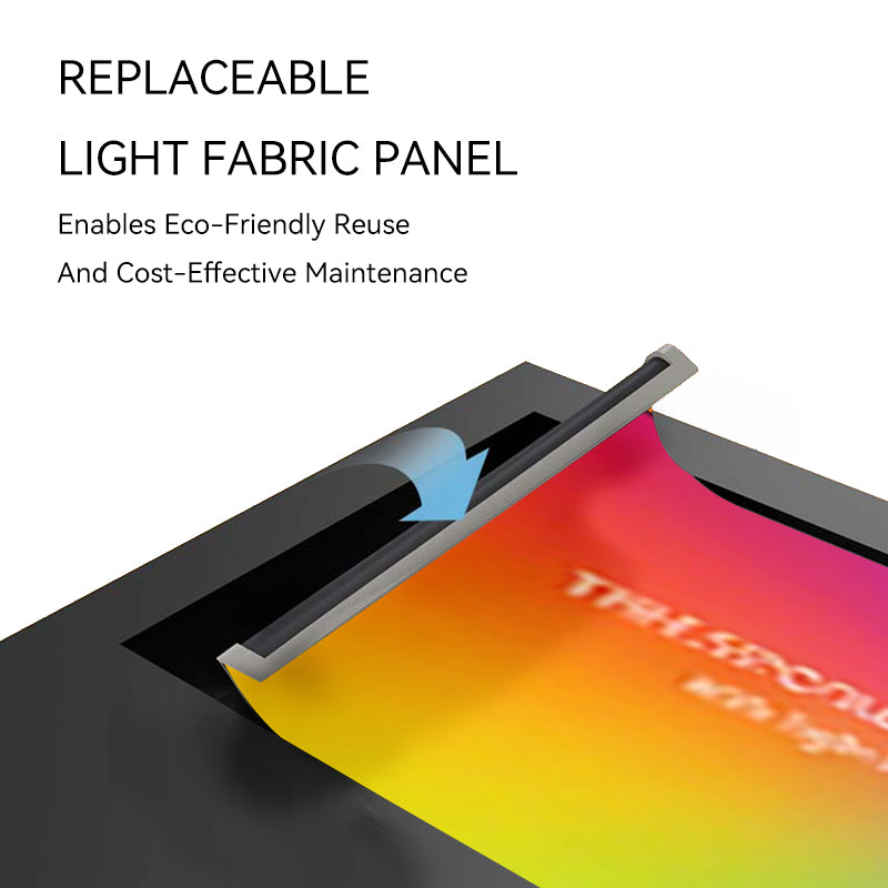 replaceable light fabric which is eco-friendly and cost-effective maintenance