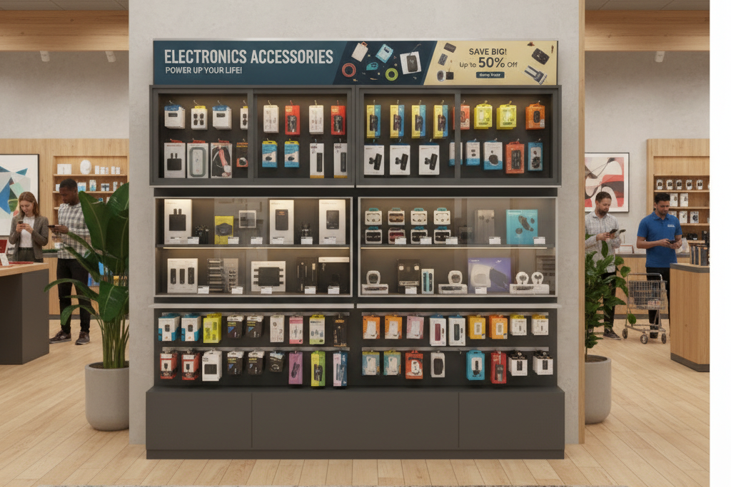 Metal accessory cabinet