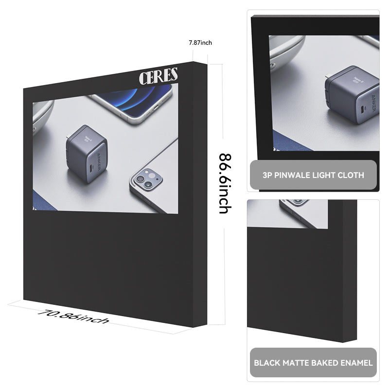 CERES Large Format Light Box for Mall & Retail Store - Custom LED Display with High-Brightness