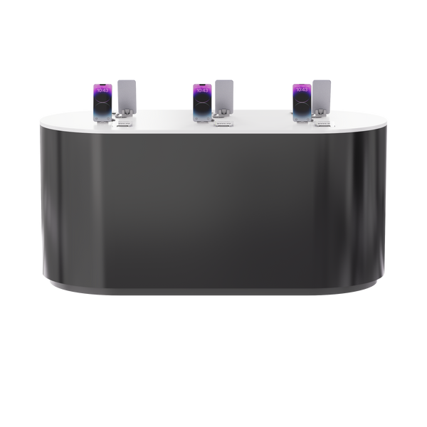 CERES Premium Anti-Theft Island Display for Electronics - Retail Experience Station for Flagship Stores