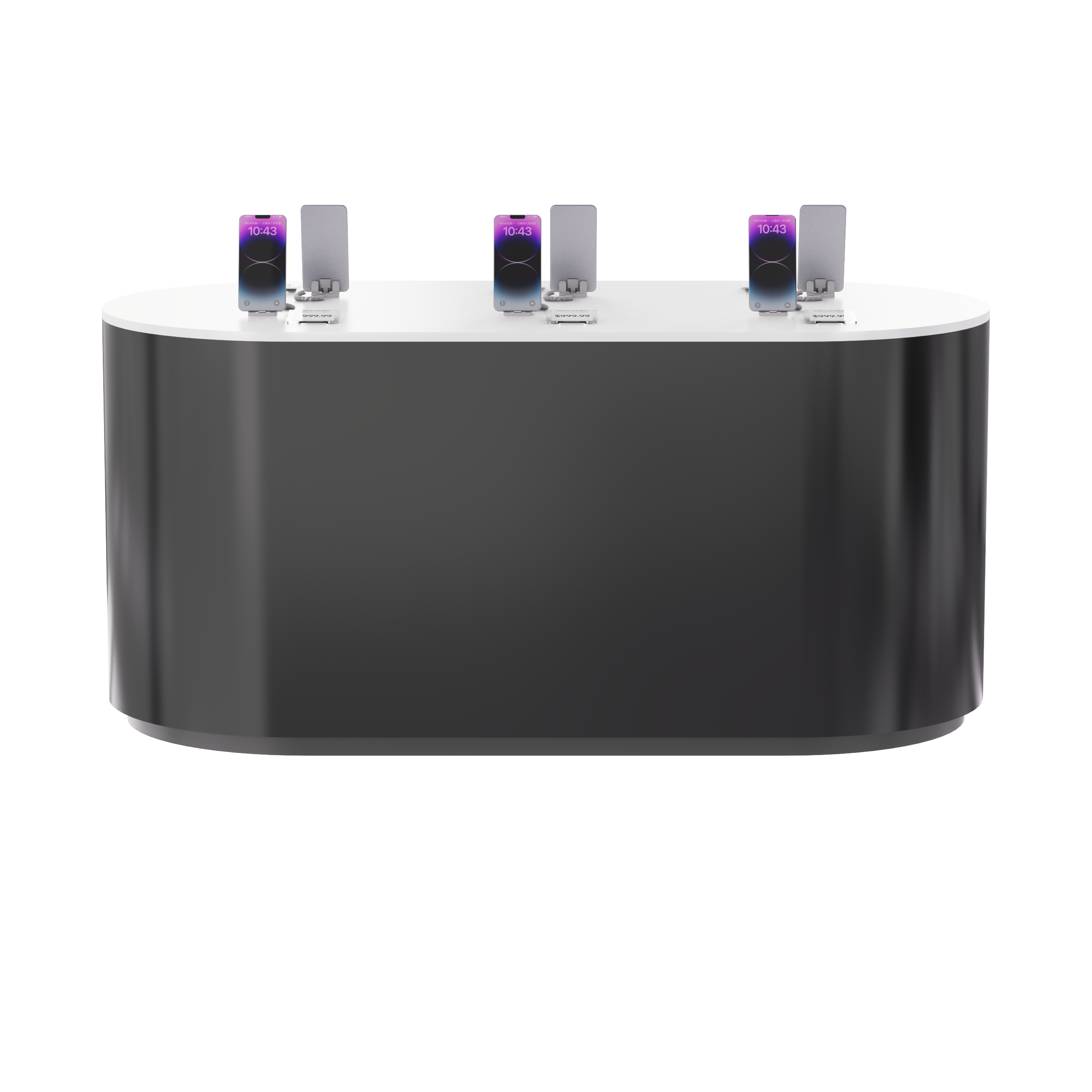 CERES Premium Anti-Theft Island Display for Electronics - Retail Experience Station for Flagship Stores